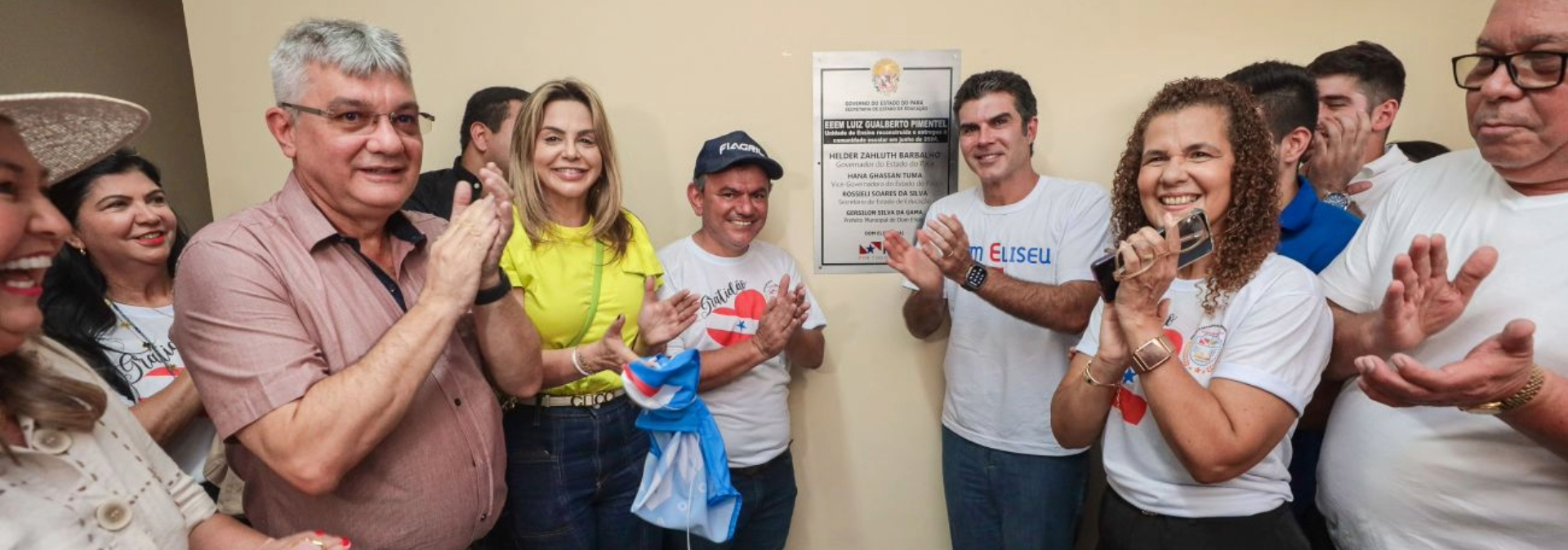 Estado entrega escola e garante construção de creche em Dom Eliseu