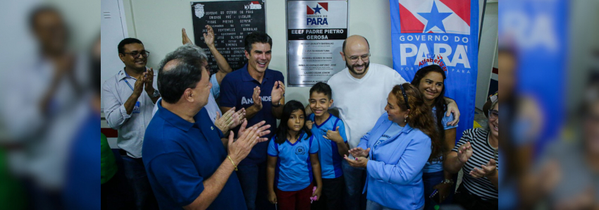 Governo do Pará entrega em Ananindeua a 145ª escola estadual reconstruída