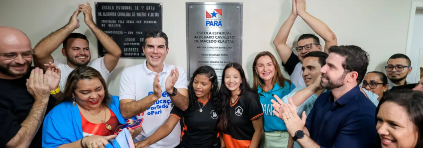 No bairro do Tapanã, Governo do Pará entrega 159ª escola estadual totalmente reconstruída