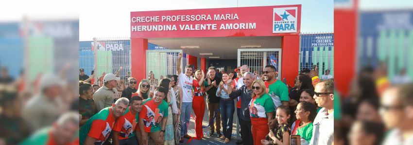 Governo do Pará entrega unidade do Creches por Todo o Pará em Almeirim